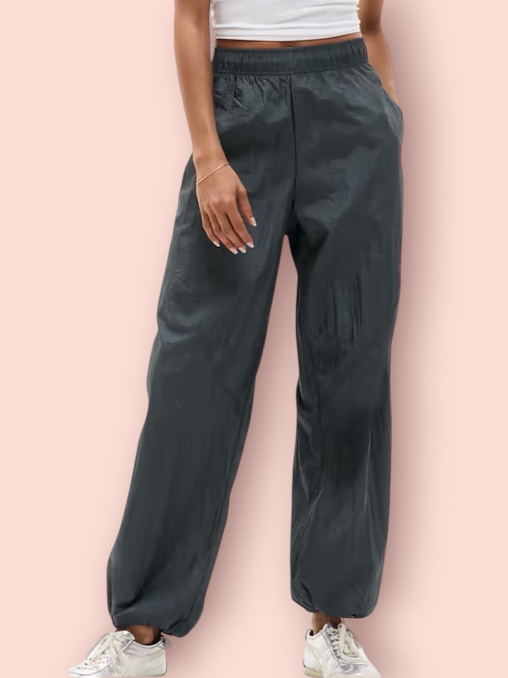 ATHLETA Lunar Sheen Mid Rise Utility Pants